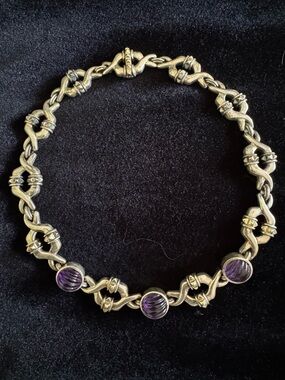 Vintage RARE Lagos Caviar Necklace
